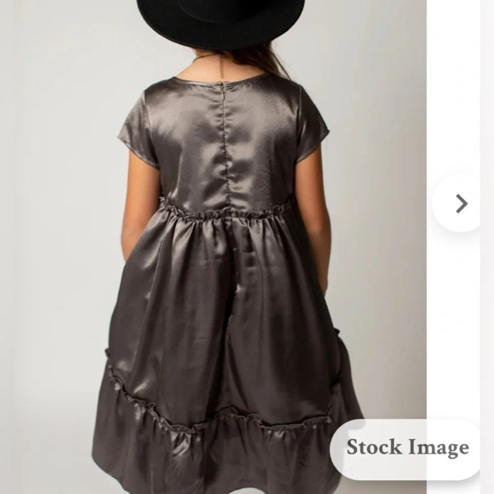 NWT Joyfolie Mia Joy Loralei Dress Charcoal Size 14